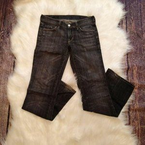 Citizens Of Humanity Kelly #146 Black Gray Denim Boot Cut Jeans Womens 27 Casual